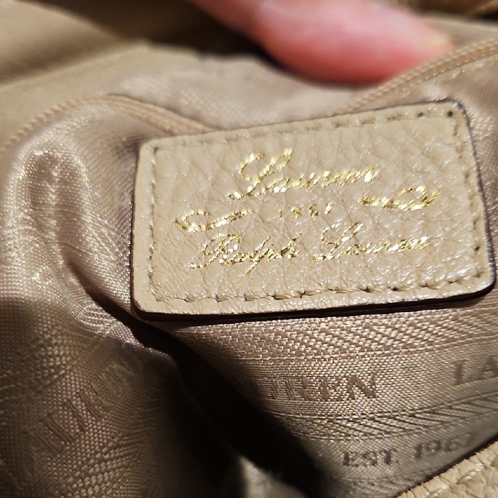 Ralph Lauren Tan Leather Women's Bag - Picture 9 of 15